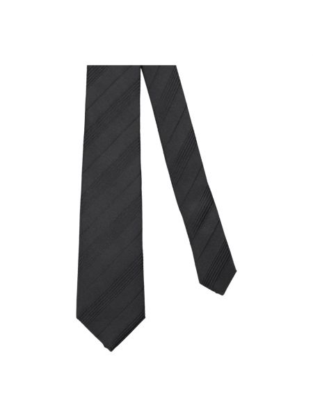 Jedwabny krawat Saint Laurent czarny
