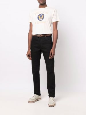 Jeans skinny taille haute slim Ralph Lauren Rrl noir