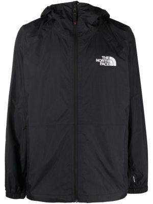 Smučarska jakna s kapuco The North Face črna