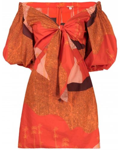 Mini vestido Johanna Ortiz naranja