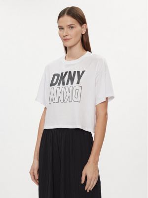 T-shirt large Dkny Sport blanc