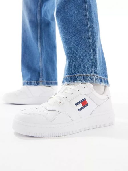 Кроссовки ретро Tommy Jeans белые