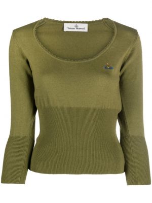 Pletený sveter Vivienne Westwood zelená