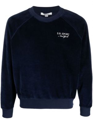 Siuvinėtas džemperis Sporty & Rich mėlyna