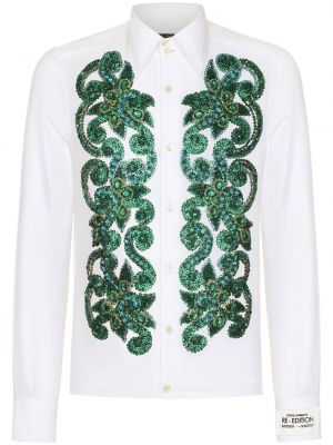 Košeľa s výšivkou Dolce & Gabbana