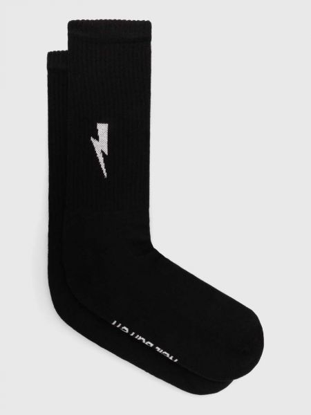 Bavlněné ponožky Neil Barrett černé