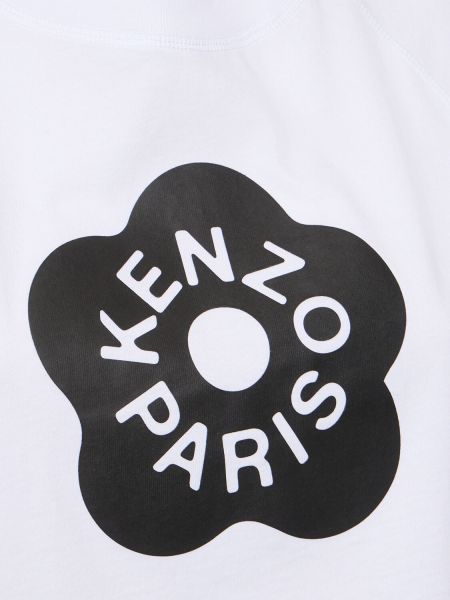 Bavlnené tričko Kenzo Paris biela