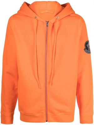 Zip hettegenser Moncler oransje