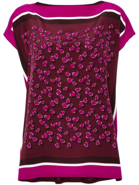 Herzmuster seiden bluse mit print Gucci Pre-owned