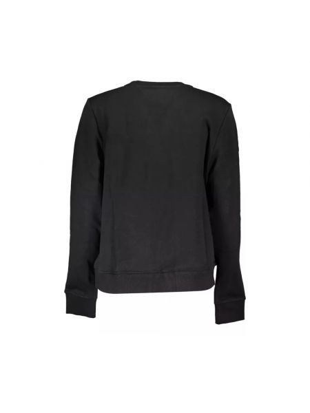 Jersey con bordado de algodón de tela jersey Tommy Hilfiger negro