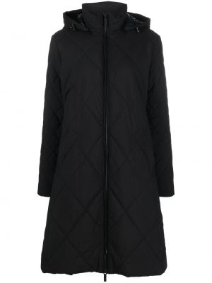 Палто с качулка Armani Exchange черно