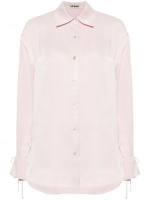 Сатенена риза Aeron розово