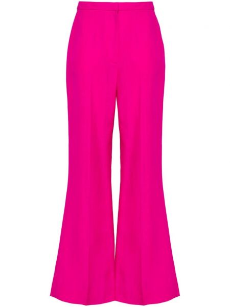 Βαμβακερό παντελόνι Sandro ροζ