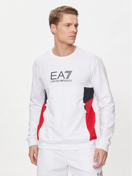 Sweatshirt Ea7 Emporio Armani weiß