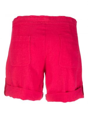 Linased lühikesed püksid 120% Lino roosa