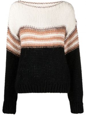 Пуловер на райета с кръгло деколте Liu Jo