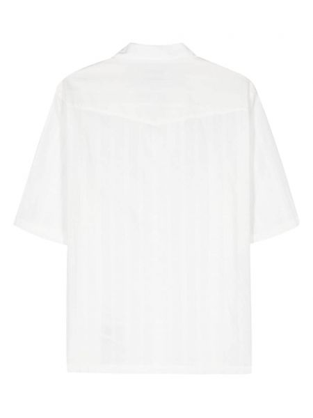 Žakárová košile Officine Generale bílá