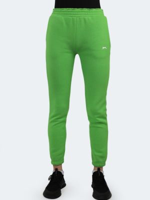 Teplákové nohavice Slazenger zelená