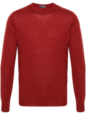Maglione di lana in lana merino Drumohr rosso