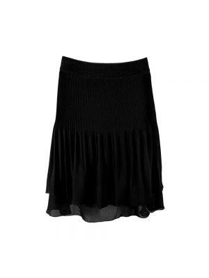 Falda midi 2-biz negro