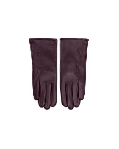 Mănuși din piele Semi Line maro