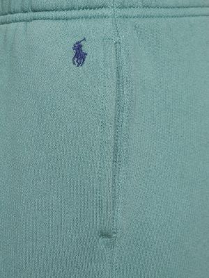Džerzej bavlnené teplákové nohavice Polo Ralph Lauren žltá