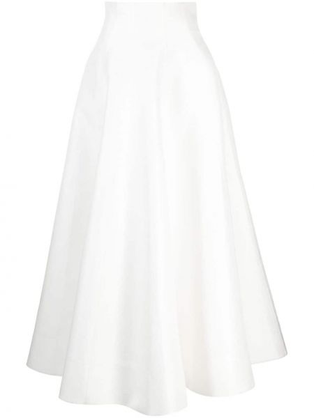 Satenska maksi suknja Acler bijela
