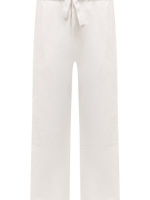 Хлопковые брюки Oamc белые