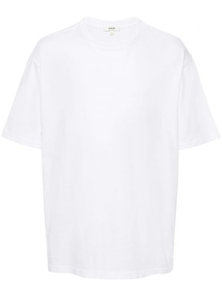 Βαμβακερή μπλούζα Agolde λευκό