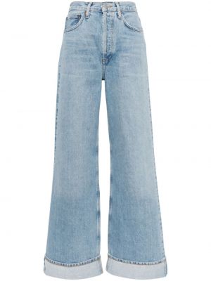High waist jeans ausgestellt Agolde