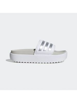 Sandales à plateforme Adidas blanc