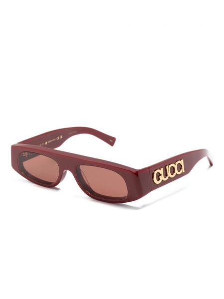 Okulary przeciwsłoneczne Gucci Eyewear czerwone