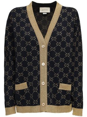 Bomull cardigan Gucci blå