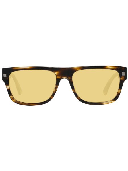 Okulary przeciwsłoneczne Ermenegildo Zegna brązowe