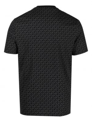 Žakarda t-krekls Michael Kors melns
