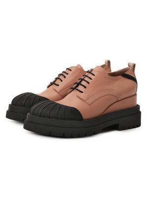 Кожаные ботинки Premiata розовые