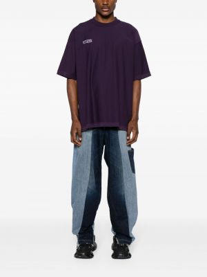 T-shirt en coton Vetements violet