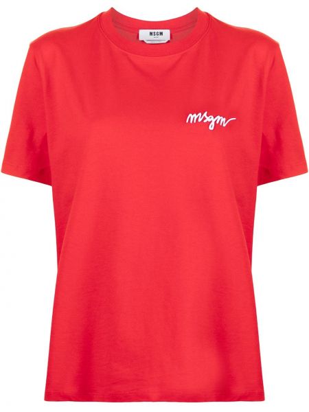 Тениска Msgm червено