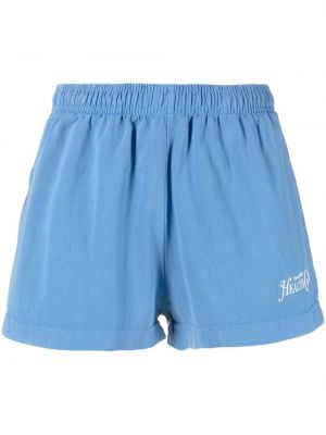 Shorts avec imprimé slogan à imprimé Sporty & Rich bleu