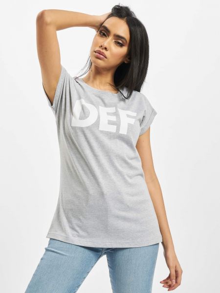 Marškinėliai Def pilka