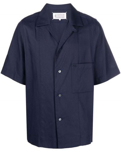 Camisa con bolsillos Maison Margiela azul