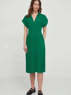 Платье мини Tommy Hilfiger зеленое