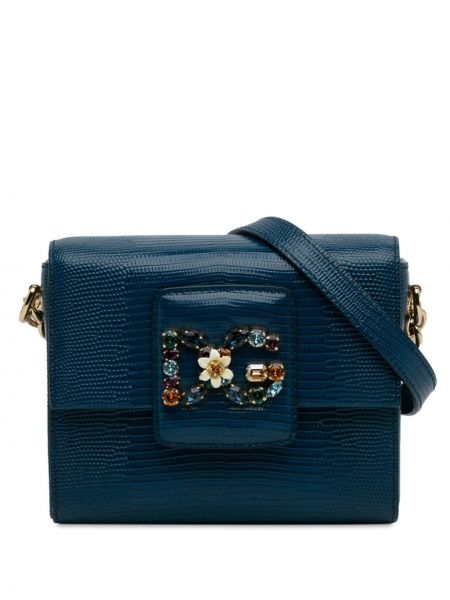 Taška přes rameno Dolce & Gabbana Pre-owned modrá