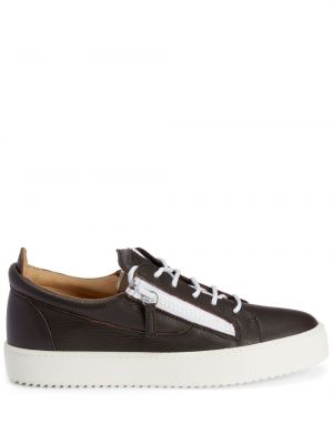 Lynlås sneakers Giuseppe Zanotti brun