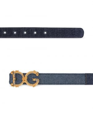 Pásek Dolce & Gabbana modrý