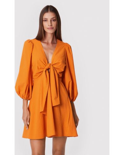 Priliehavé šaty Ted Baker oranžová