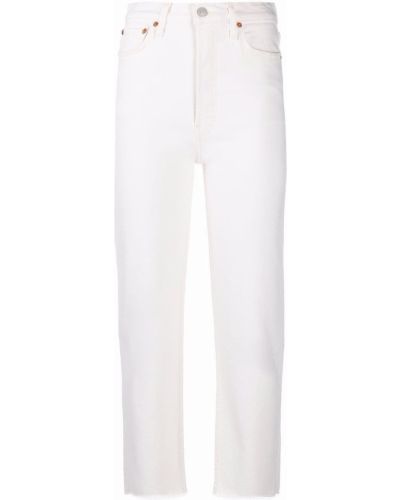 Straight leg jeans Re/done bianco