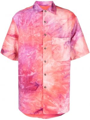 Риза с tie-dye ефект Song For The Mute розово