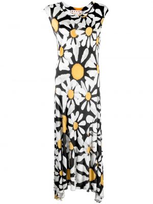 Trykt floral dress Marni svart