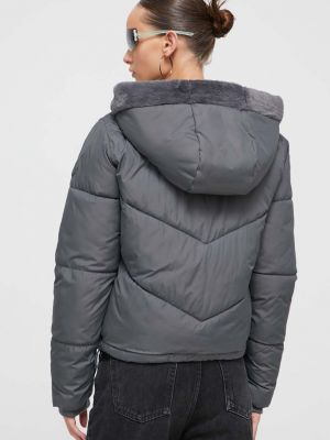 Oversized téli kabát Hollister Co. szürke